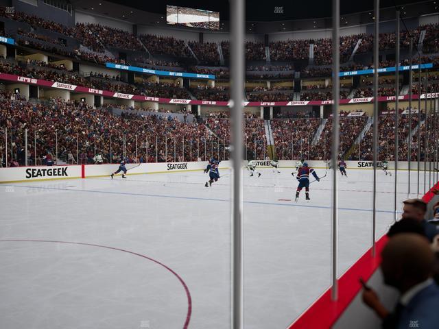 Official view from Section 106 at Ball Arena