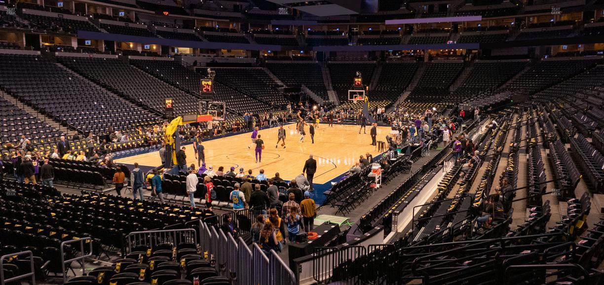 Ball Arena - Section 108 Seat View