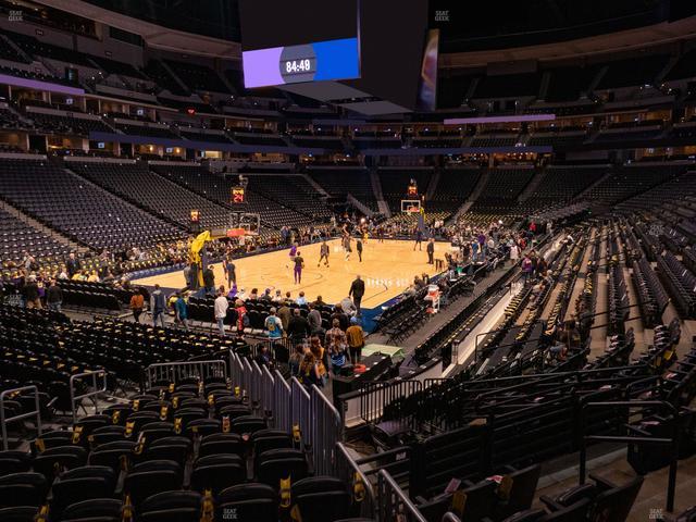 Ball Arena - Section 108 Seat View