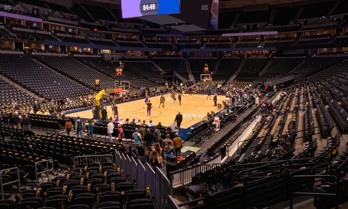 Ball Arena - Section 108 Seat View