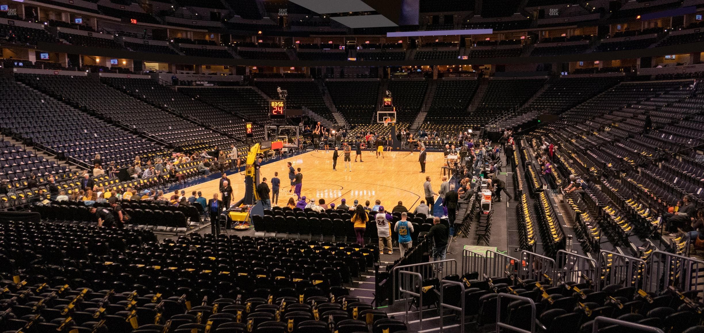 Ball Arena - Section 110 Seat View