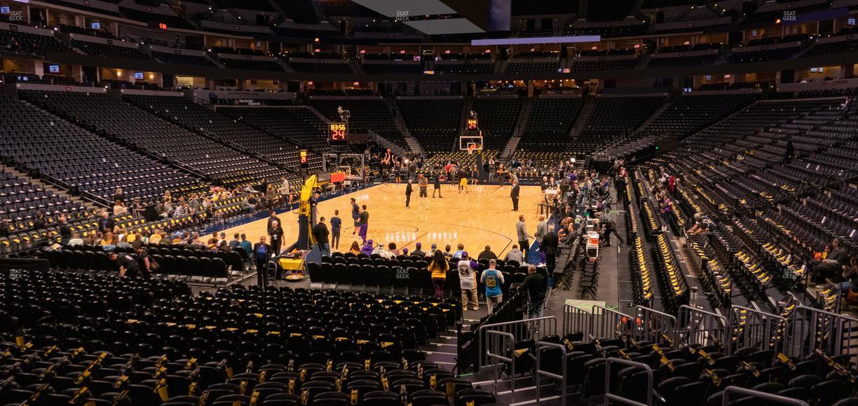 Ball Arena - Section 110 Seat View