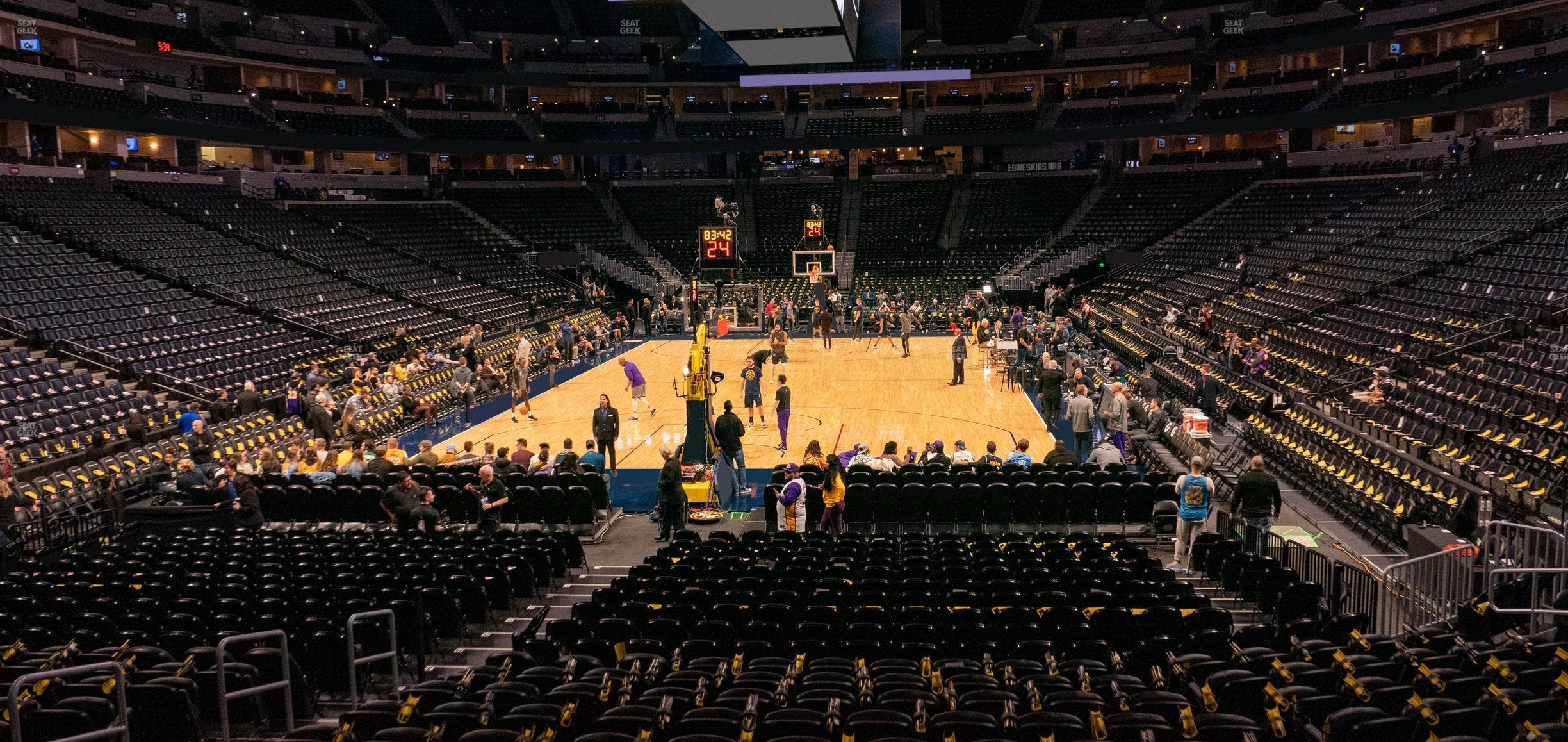 Ball Arena - Section 112 Seat View