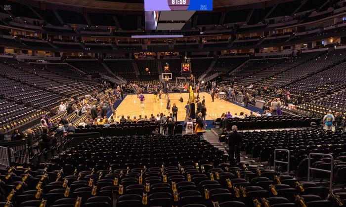 Ball Arena - Section 114 Seat View