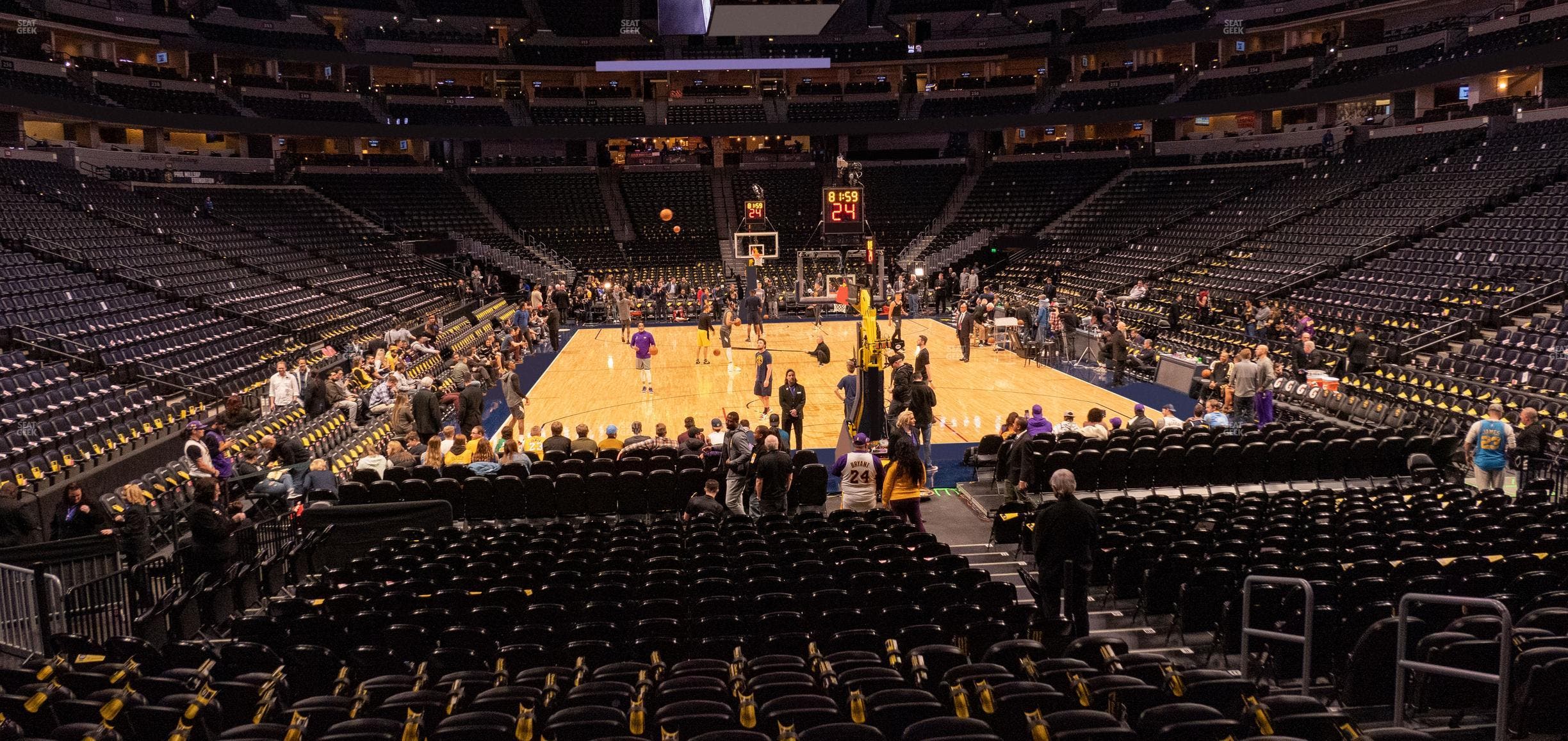 Ball Arena - Section 114 Seat View