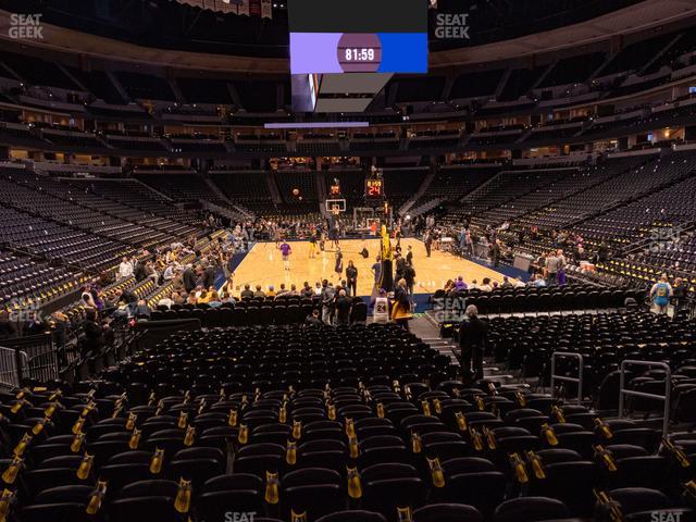 Ball Arena - Section 114 Seat View Ball Arena - Section 114 Seat View