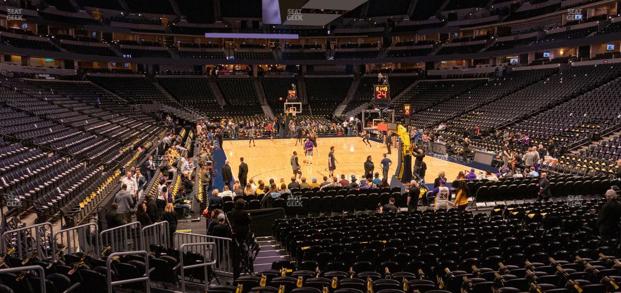 Ball Arena - Section 116 Seat View