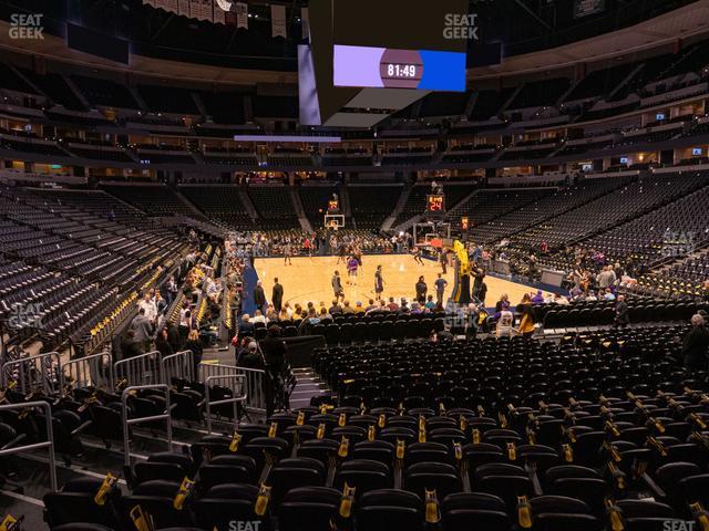 Ball Arena - Section 116 Seat View Ball Arena - Section 116 Seat View