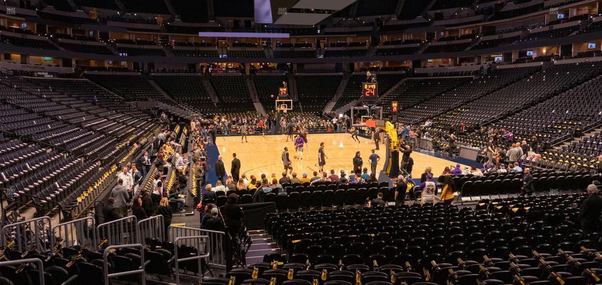 Ball Arena - Section 116 Seat View