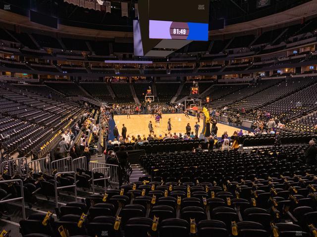 Ball Arena - Section 116 Seat View