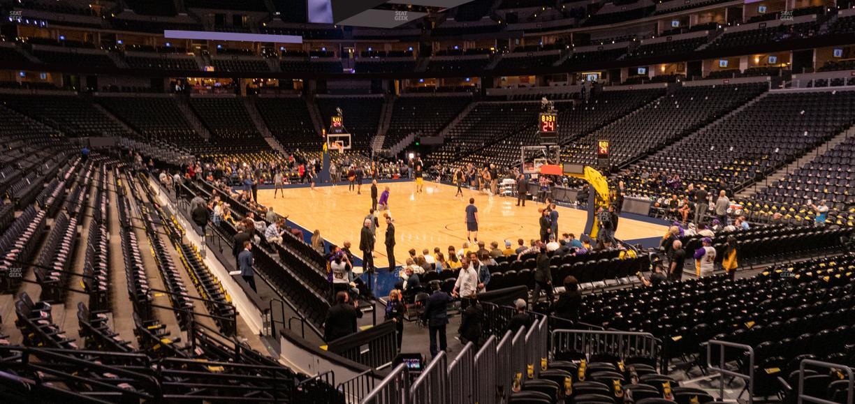 Ball Arena - Section 118 Seat View