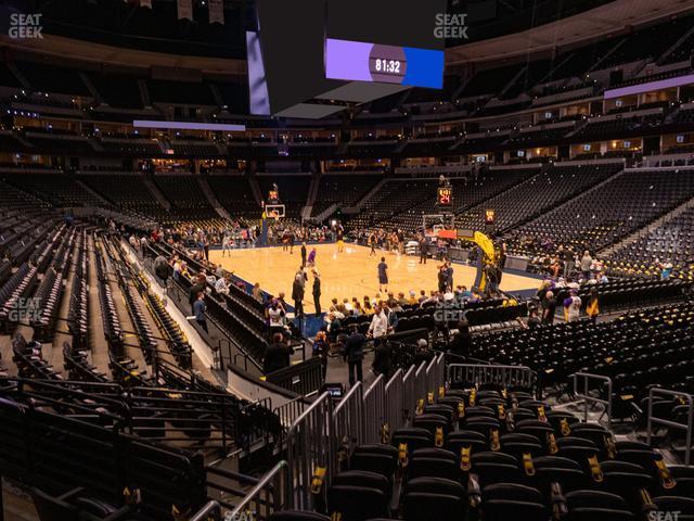 Ball Arena - Section 118 Seat View Ball Arena - Section 118 Seat View