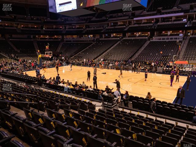 Ball Arena - Section 122 Seat View Ball Arena - Section 122 Seat View