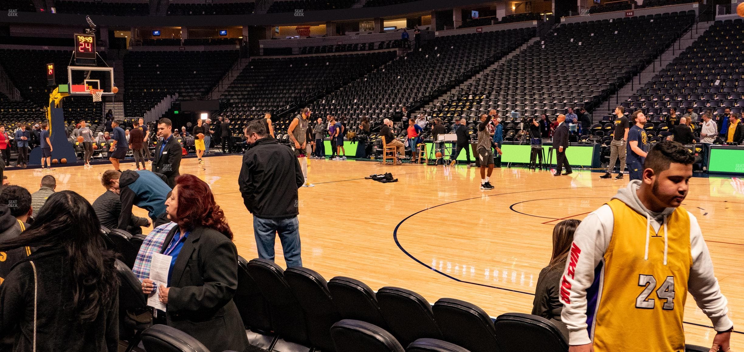 Ball Arena - Section 124 Seat View