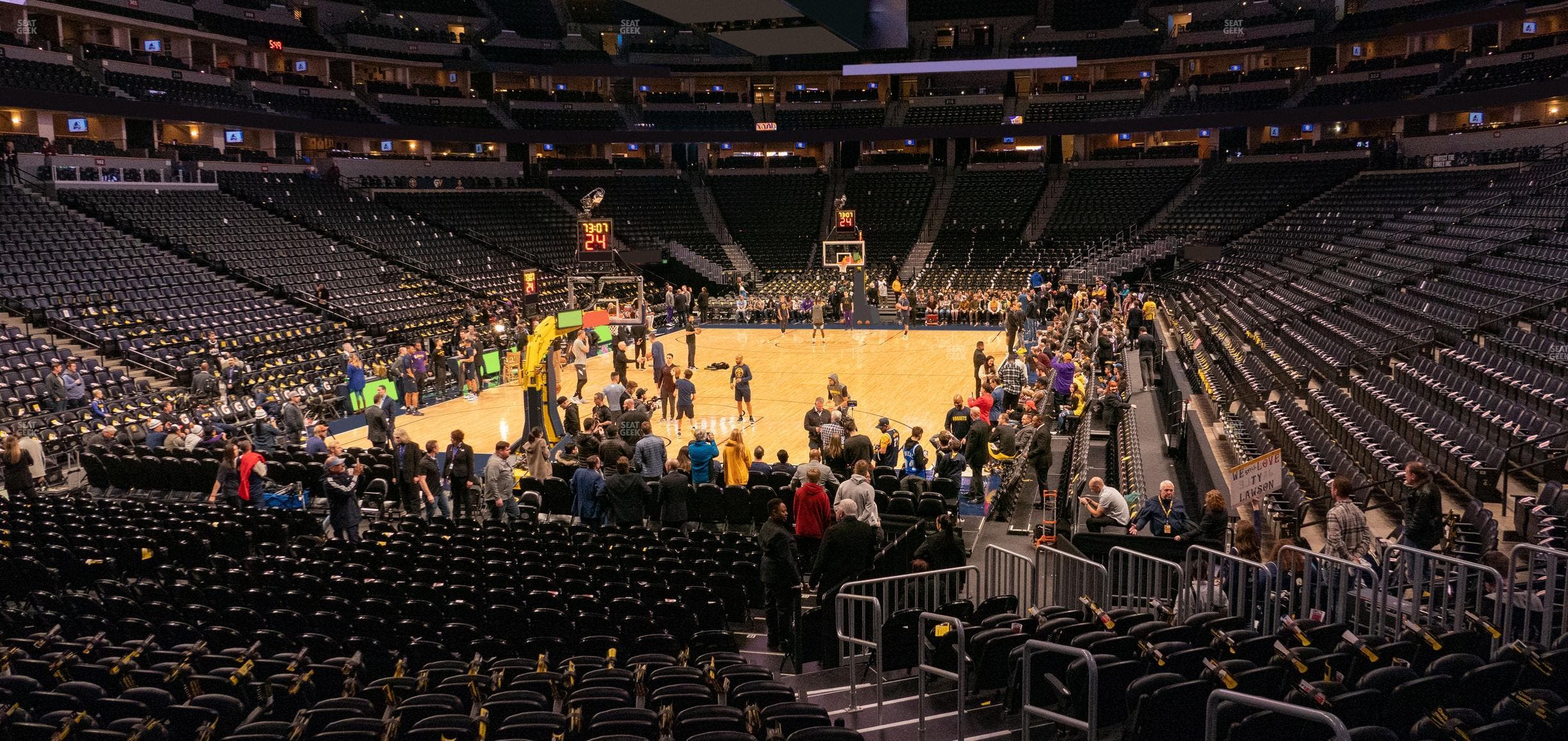 Ball Arena - Section 134 Seat View