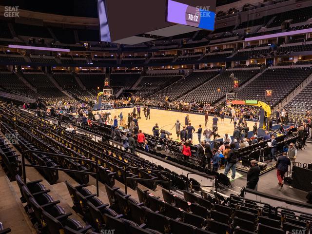 Ball Arena - Section 144 Seat View Ball Arena - Section 144 Seat View