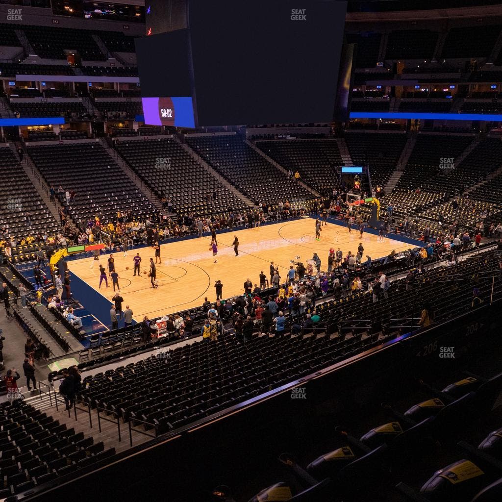 Ball Arena - Section 206 Seat View