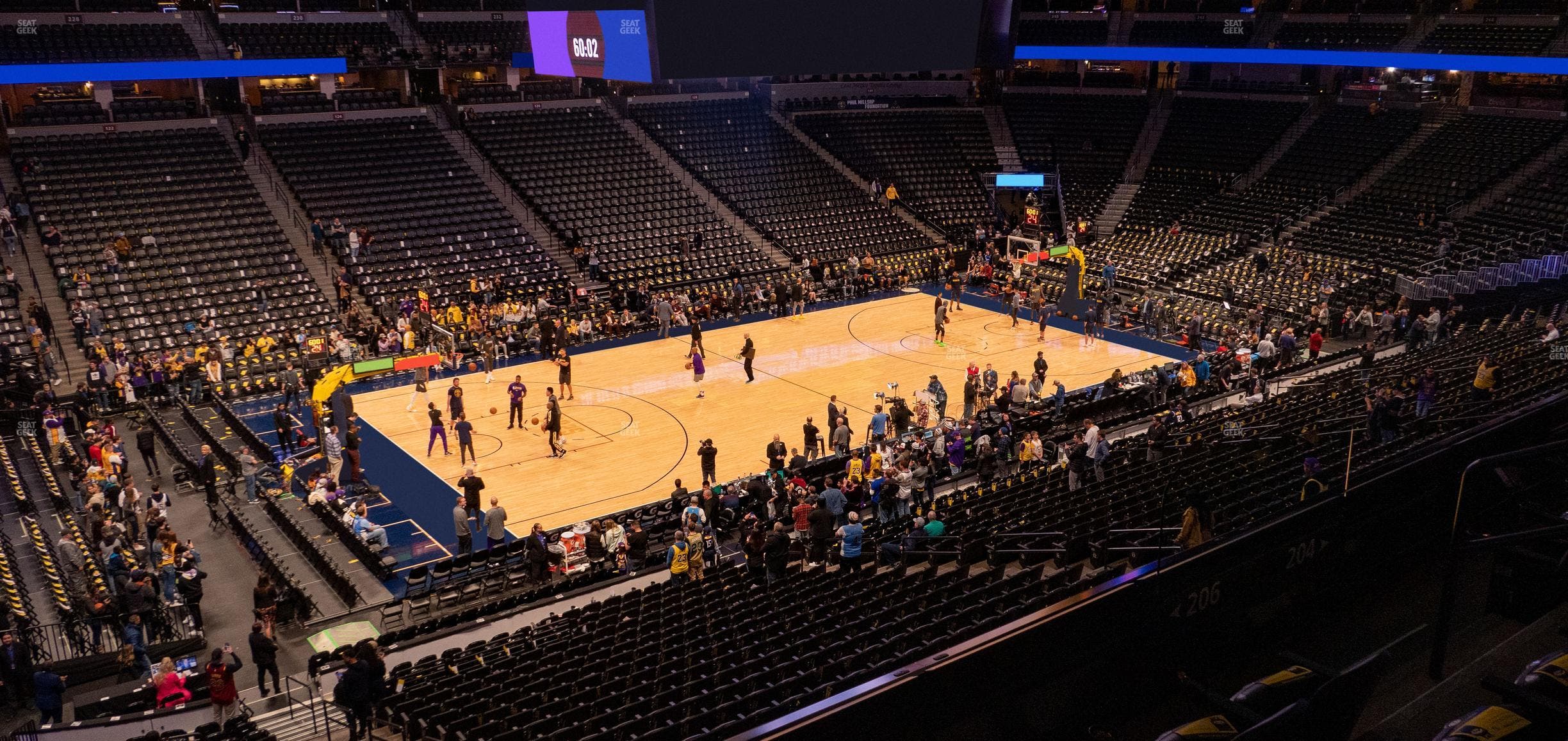 Ball Arena - Section 206 Seat View
