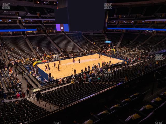 Ball Arena - Section 206 Seat View Ball Arena - Section 206 Seat View