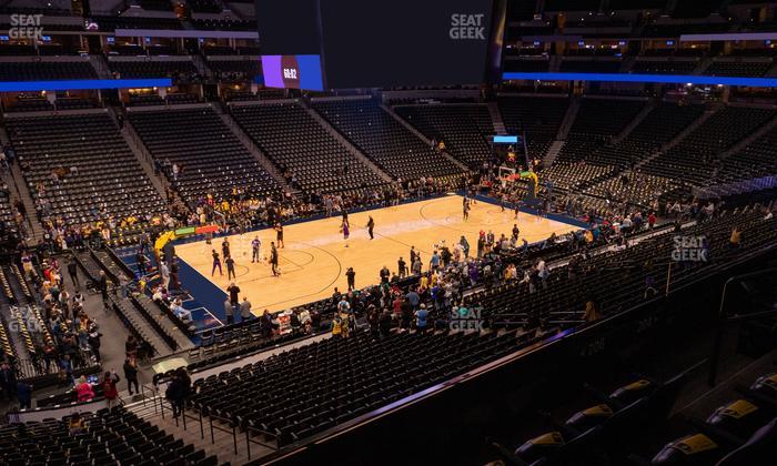 Ball Arena - Section 206 Seat View