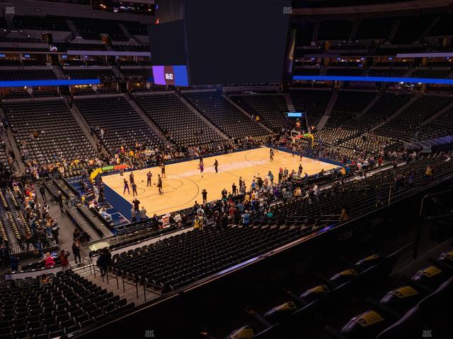 Ball Arena - Section 206 Seat View