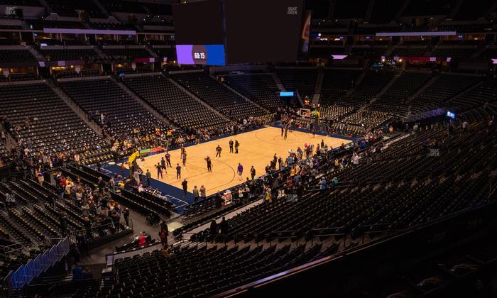 Ball Arena - Section 208 Seat View