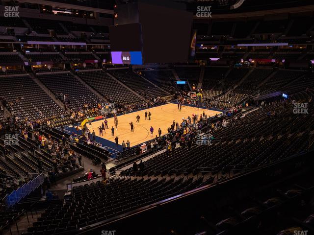 Ball Arena - Section 208 Seat View Ball Arena - Section 208 Seat View