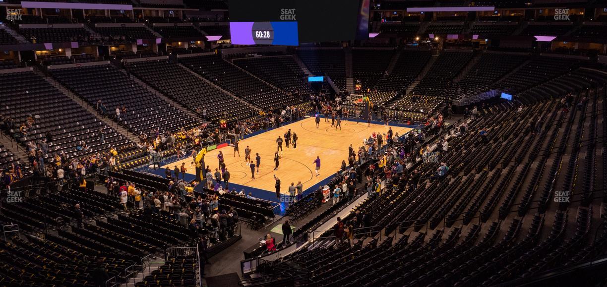 Ball Arena - Section 210 Seat View