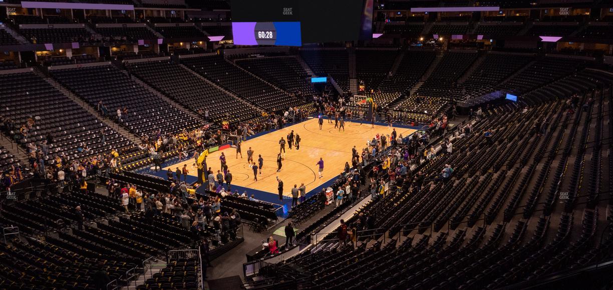 Ball Arena - Section 210 Seat View