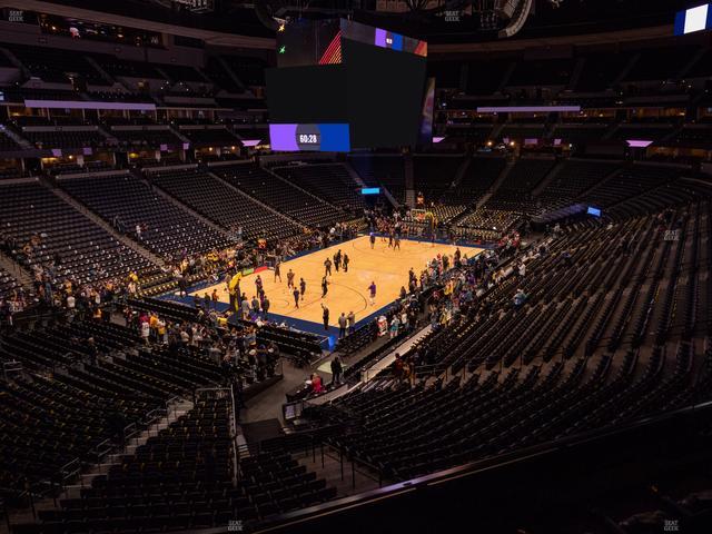 Ball Arena - Section 210 Seat View