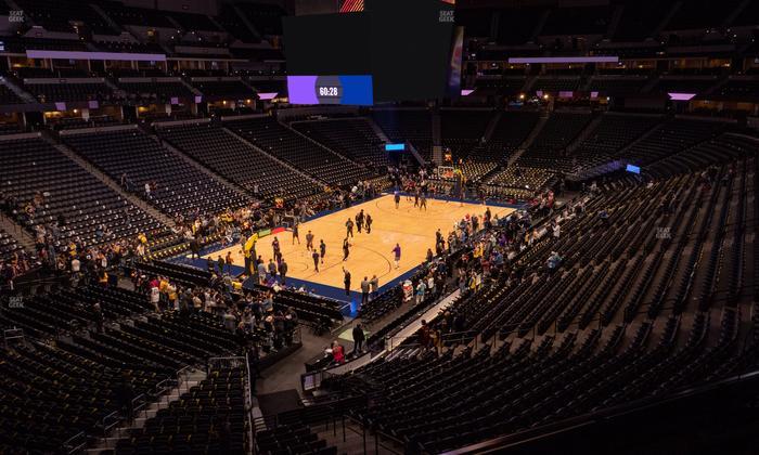 Ball Arena - Section 210 Seat View