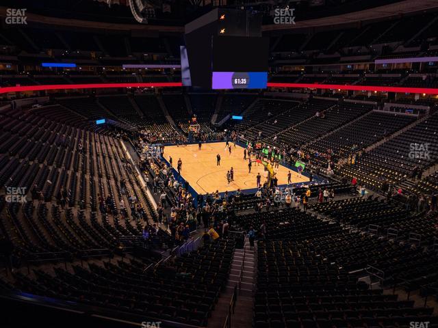 Ball Arena - Section 220 Seat View Ball Arena - Section 220 Seat View