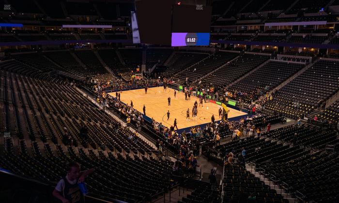 Ball Arena - Section 222 Seat View