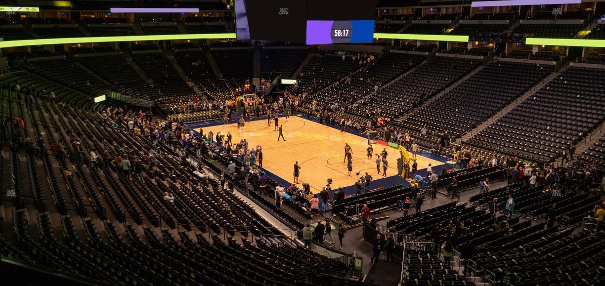 Ball Arena - Section 252 Seat View