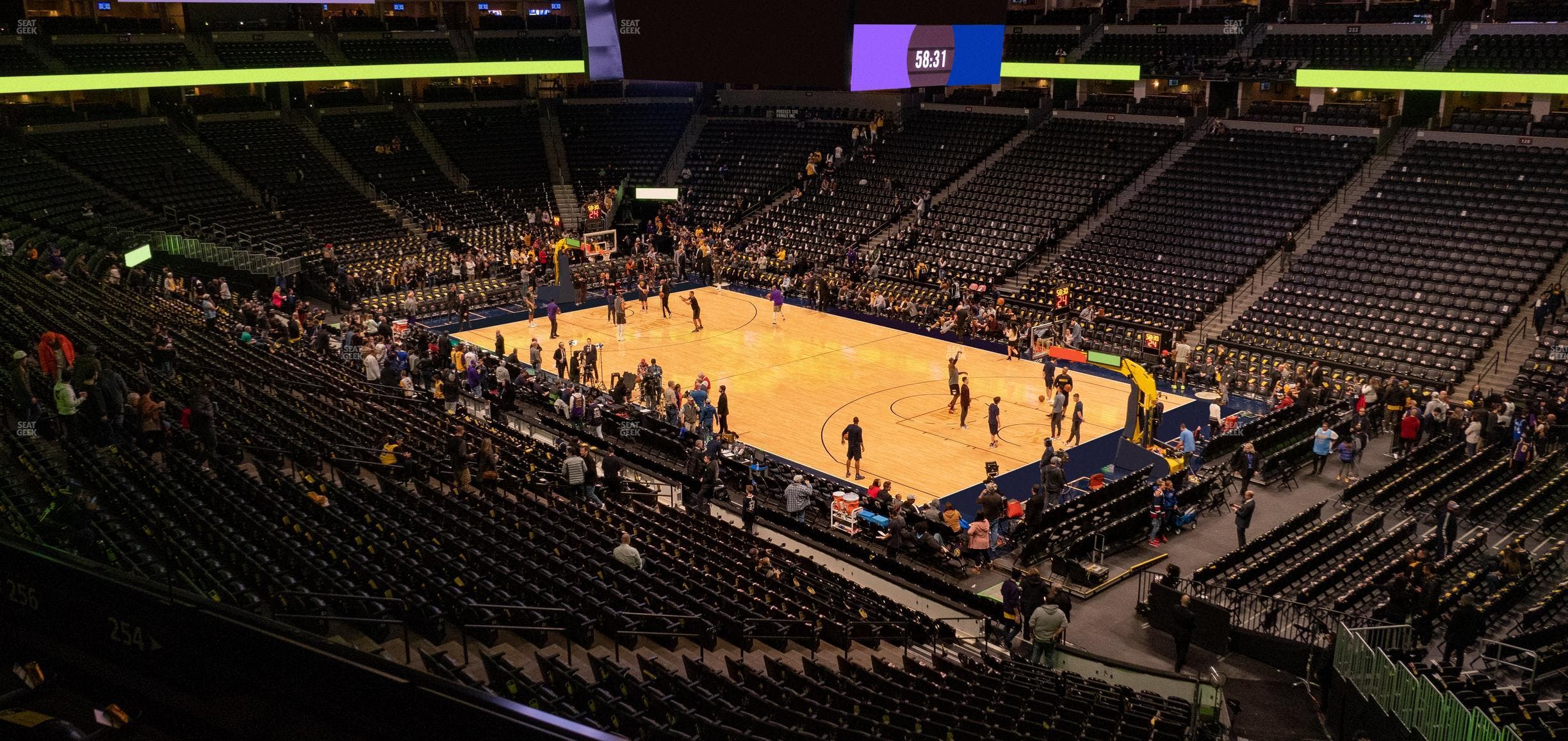 Ball Arena - Section 254 Seat View
