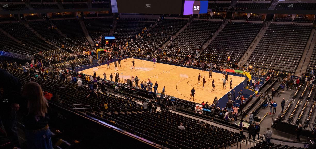 Ball Arena - Section 256 Seat View