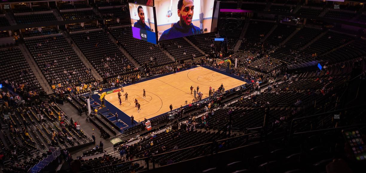 Ball Arena - Section 310 Seat View