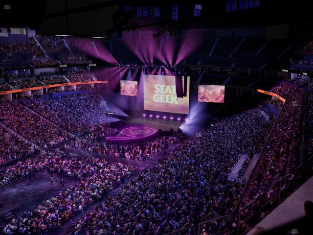 Official view from Section 312 at Ball Arena