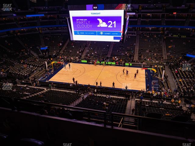 Ball Arena - Section 340 Seat View Ball Arena - Section 340 Seat View