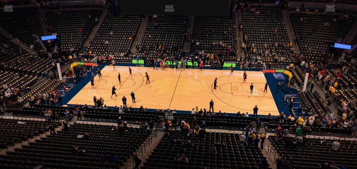 Ball Arena - Section 341 Seat View