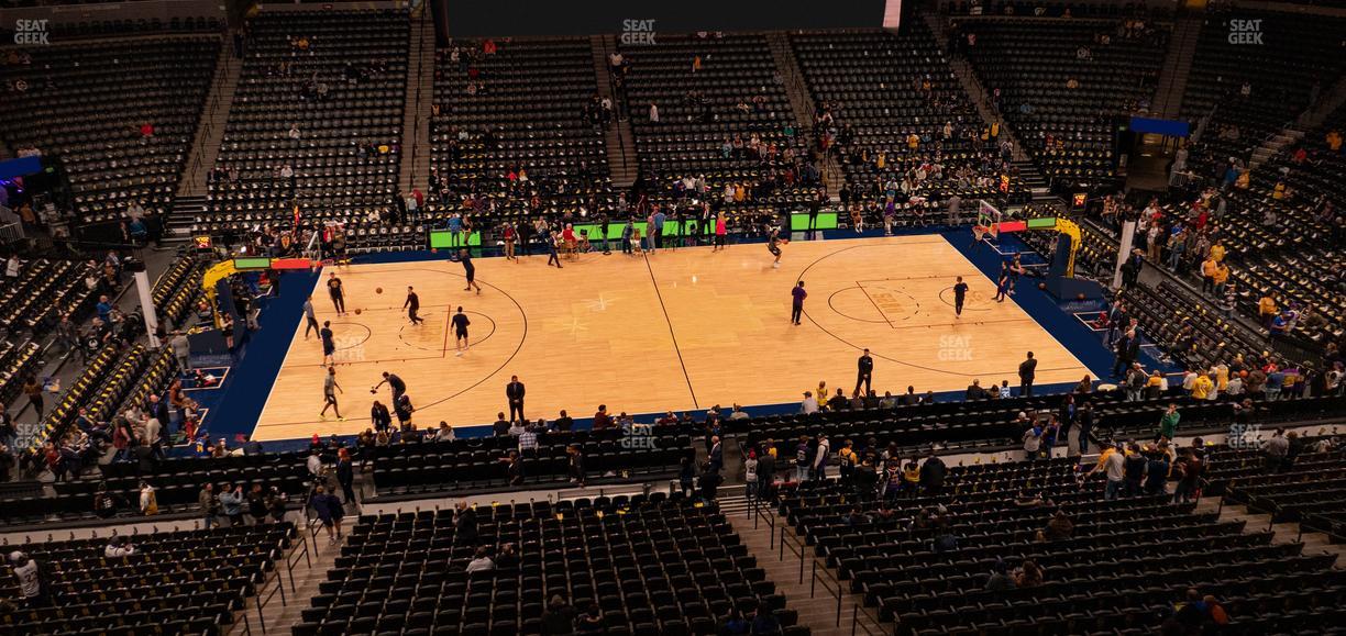 Ball Arena - Section 343 Seat View