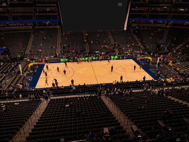 Ball Arena - Section 343 Seat View