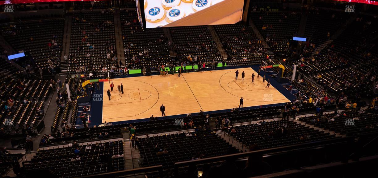 Ball Arena - Section 344 Seat View