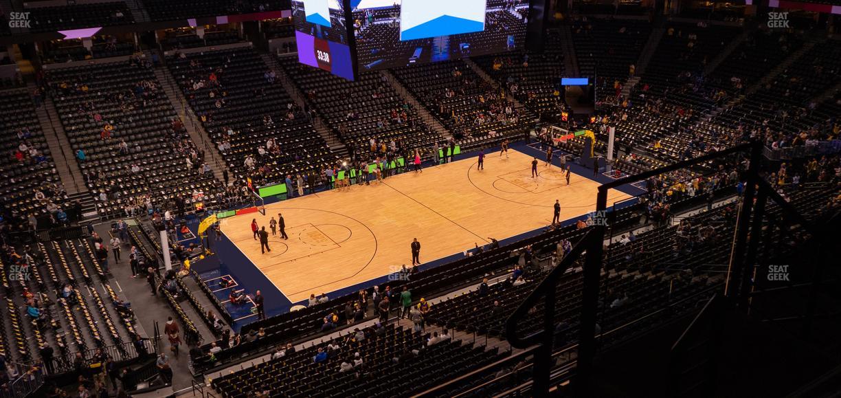 Ball Arena - Section 348 Seat View