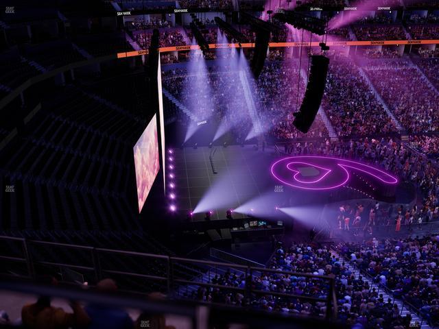 Official view from Section 350 at Ball Arena
