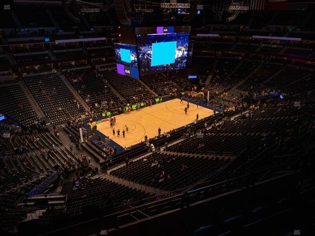 Ball Arena - Section 350 Seat View