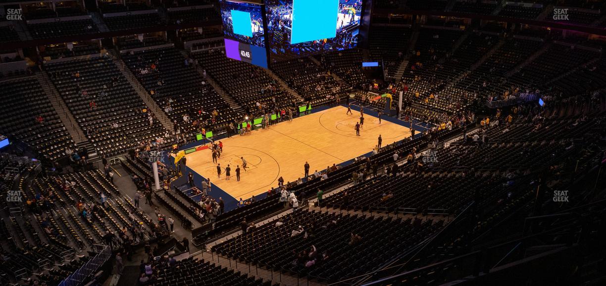 Ball Arena - Section 350 Seat View