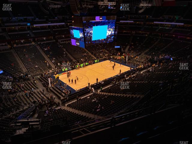 Ball Arena - Section 350 Seat View Ball Arena - Section 350 Seat View