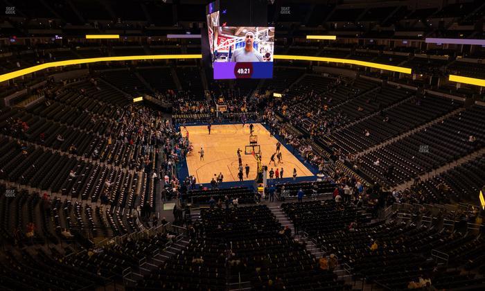 Ball Arena - Section 363 Seat View