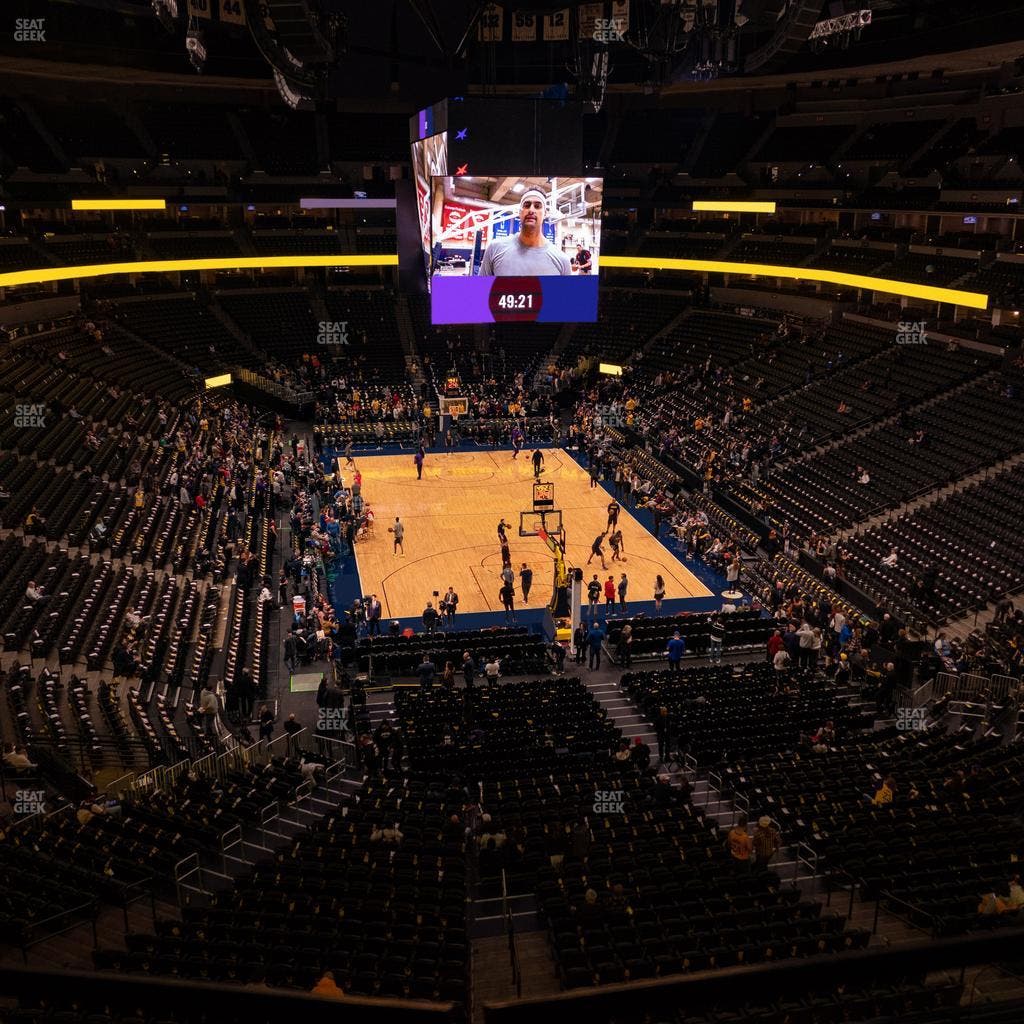Ball Arena - Section 363 Seat View